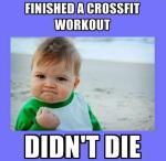 Finished the WOD … did not die!